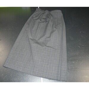 Uniqlo Maxi Skirt Plaid Pleated Women's Sz Small Business Casual Preppy Academia